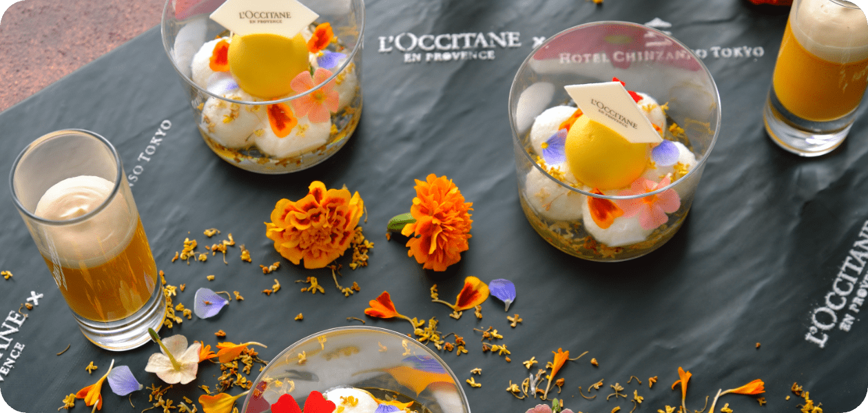 ホテル椿山荘東京 L'OCCITANE×ホテル椿山荘東京 の期間限定コラボレーションイベントを優待価格にてご提供!