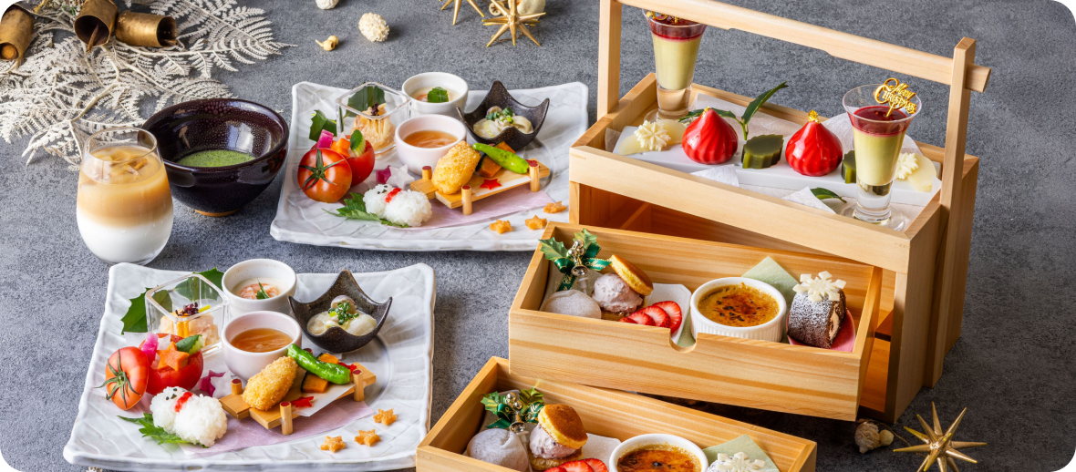 和風アフタヌーンティーセットが通常価格の10%オフ