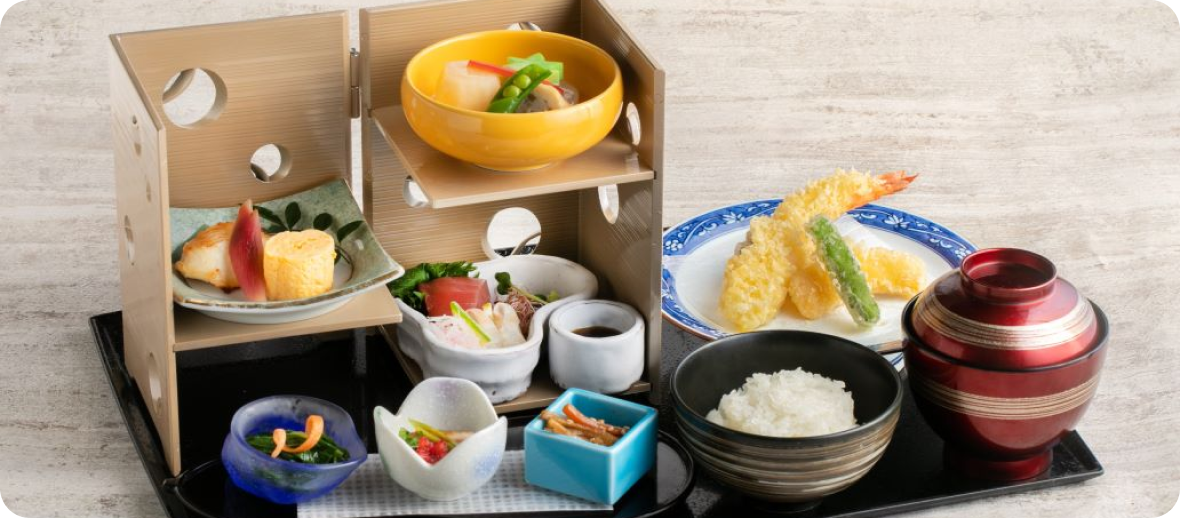 和食 むさし野「むさし野御膳」ワンドリンクサービス（ランチタイムのみ）