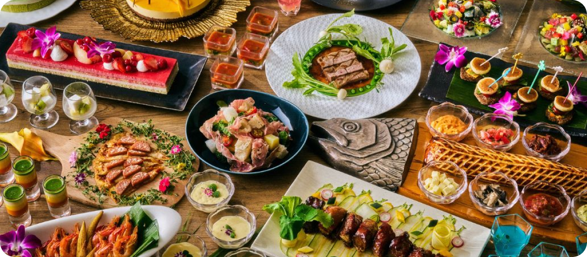 【品川プリンスホテル】エンターテインメントブッフェレストラン、LUXE DINING HAPUNA10%引き
