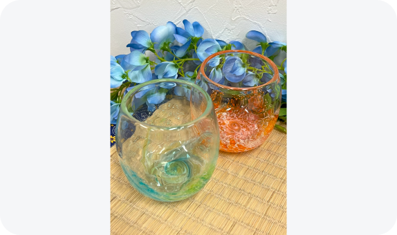 和食器の老舗吉祥寺菊屋から琉球ガラスのグラス(ペア)を1名様にプレゼント